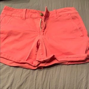 AEO midi pink shorts